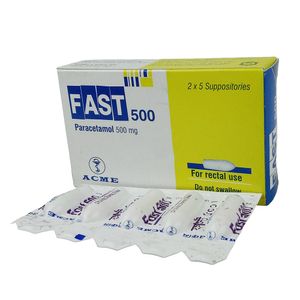 Fast 500 Suppository 500mg Suppository