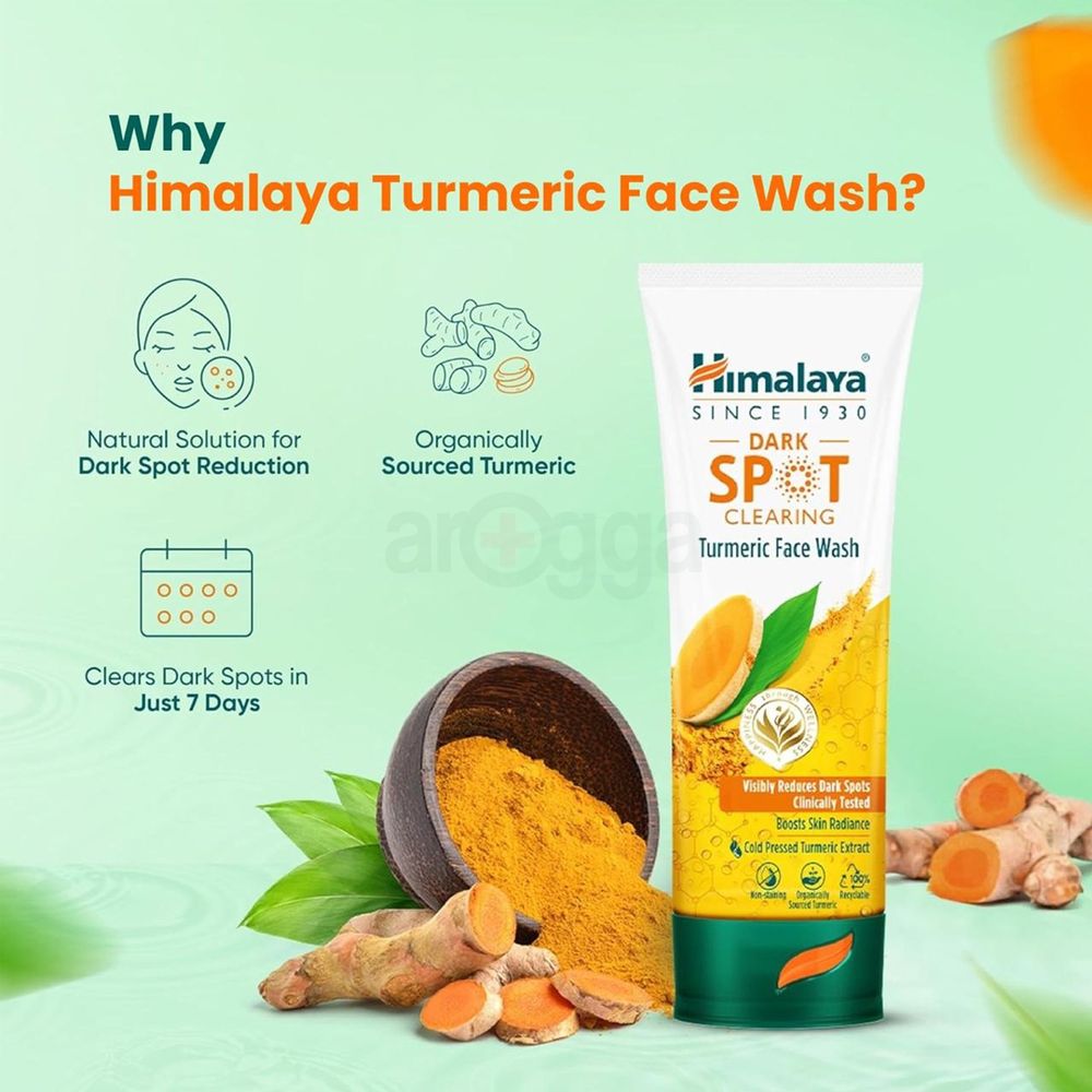 Himalaya Dark Spot Clearing Turmeric Face Wash-50ml  