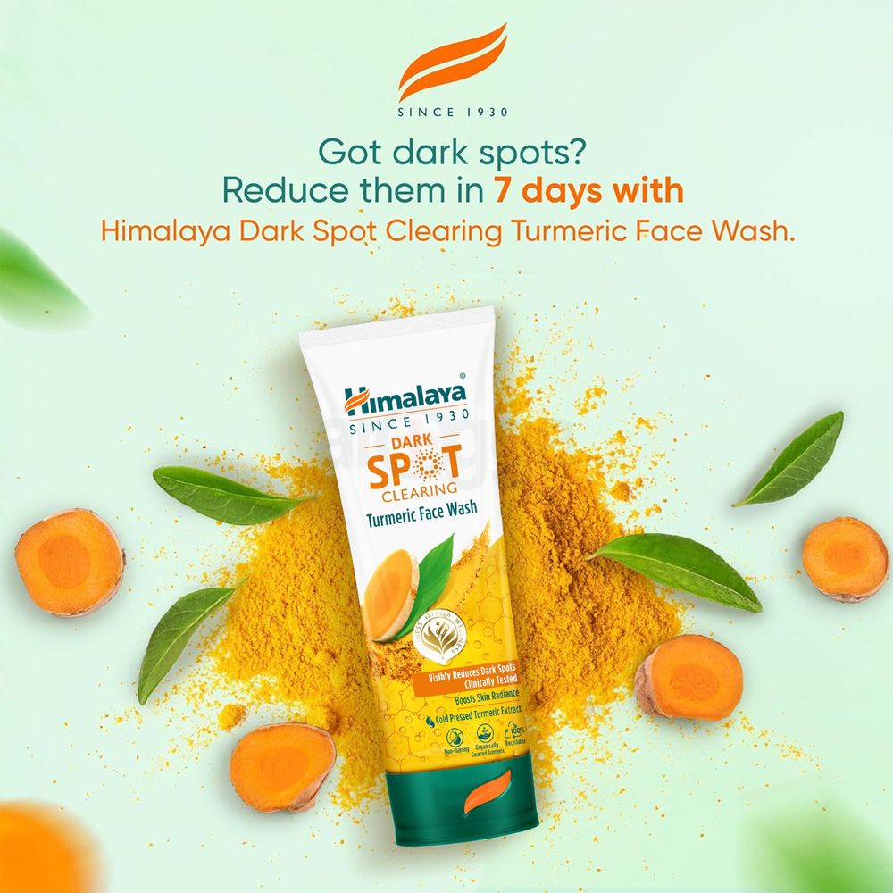 Himalaya Dark Spot Clearing Turmeric Face Wash-50ml  