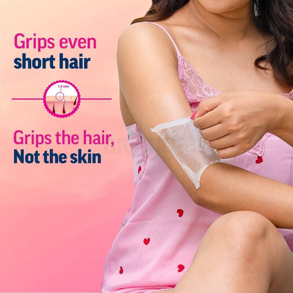 Veet Ready to Use Salon Smooth Full Body Wax Strips for Normal Skin - 20 Wax  
