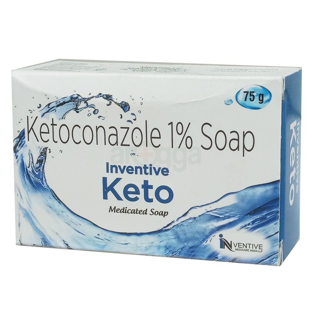 Inventive Keto Medicated Soap 75gm 75gm soap