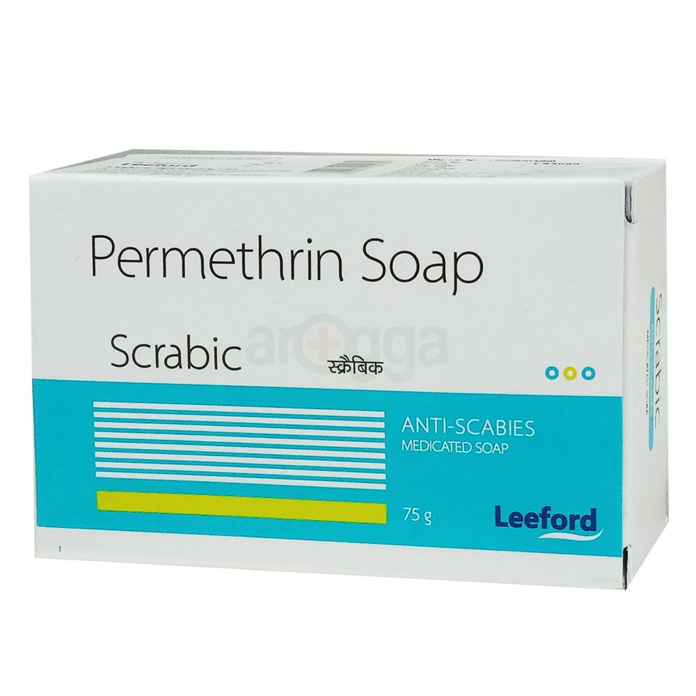 Scrabic Anti-Scabies Medicated Soap 75gm 75gm soap