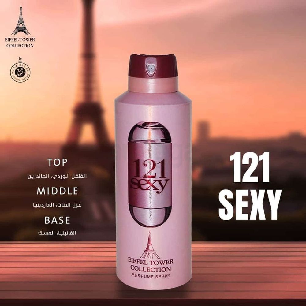 Eiffel Tower Collection 121 Sexy Perfumed Body Spray for Women  