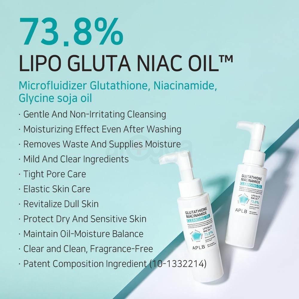 APLB Glutathione Niacinamide 73.8% Cleansing Oil  