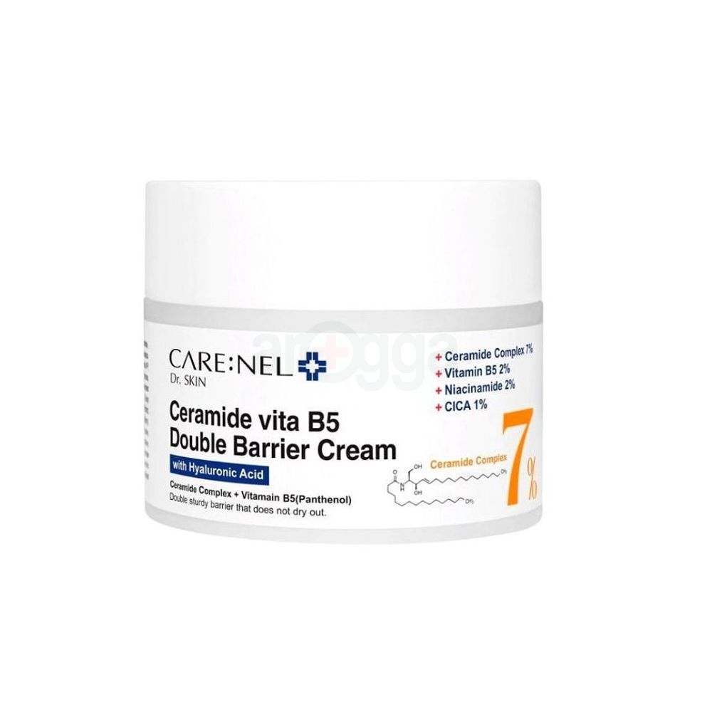 Care:Nel Dr. Skin 7% Ceramide Vita B5 Double Barrier Cream with Hyaluronic Acid  