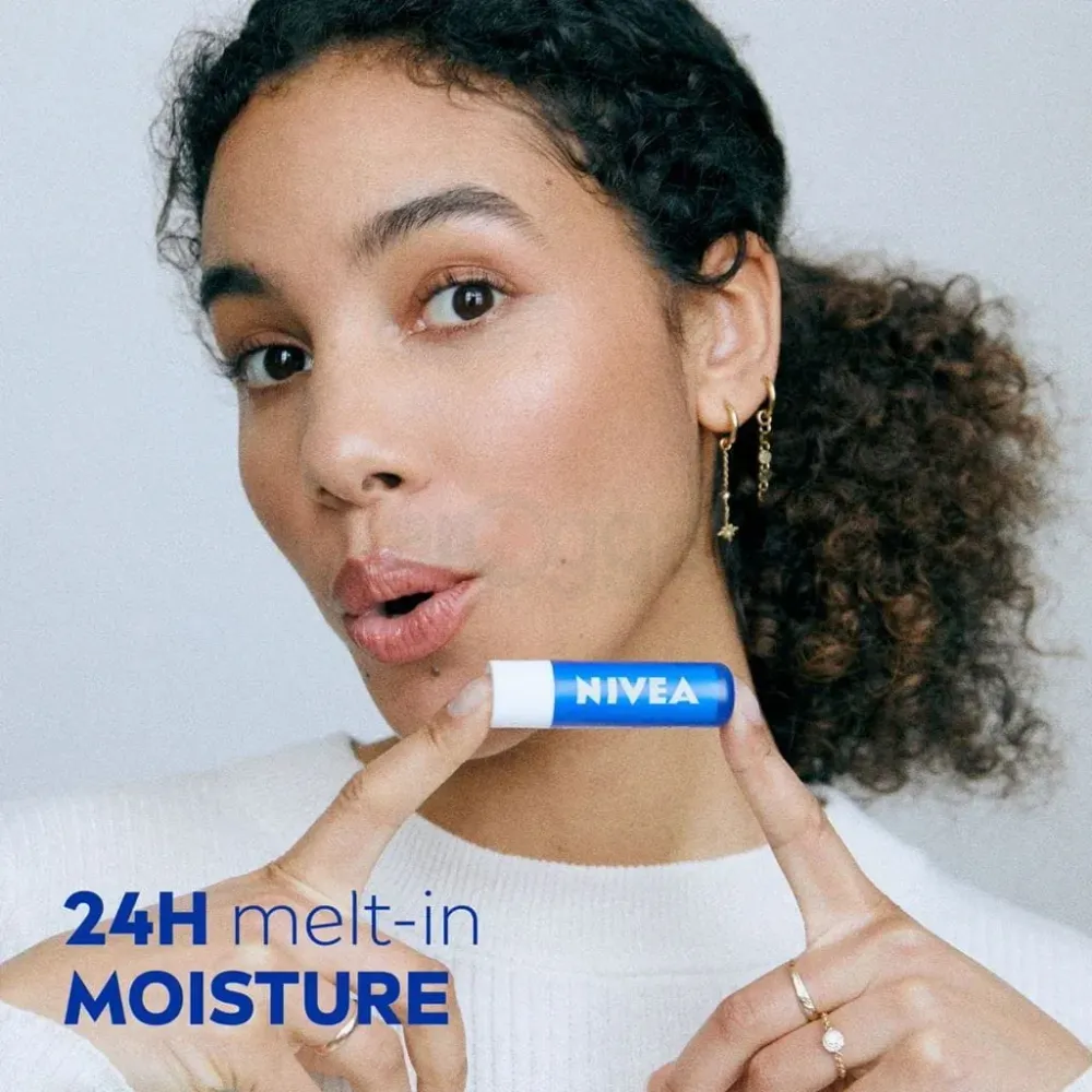 Nivea Long Lasting Moisture Caring lip Balm (Essential ) 4.8g  