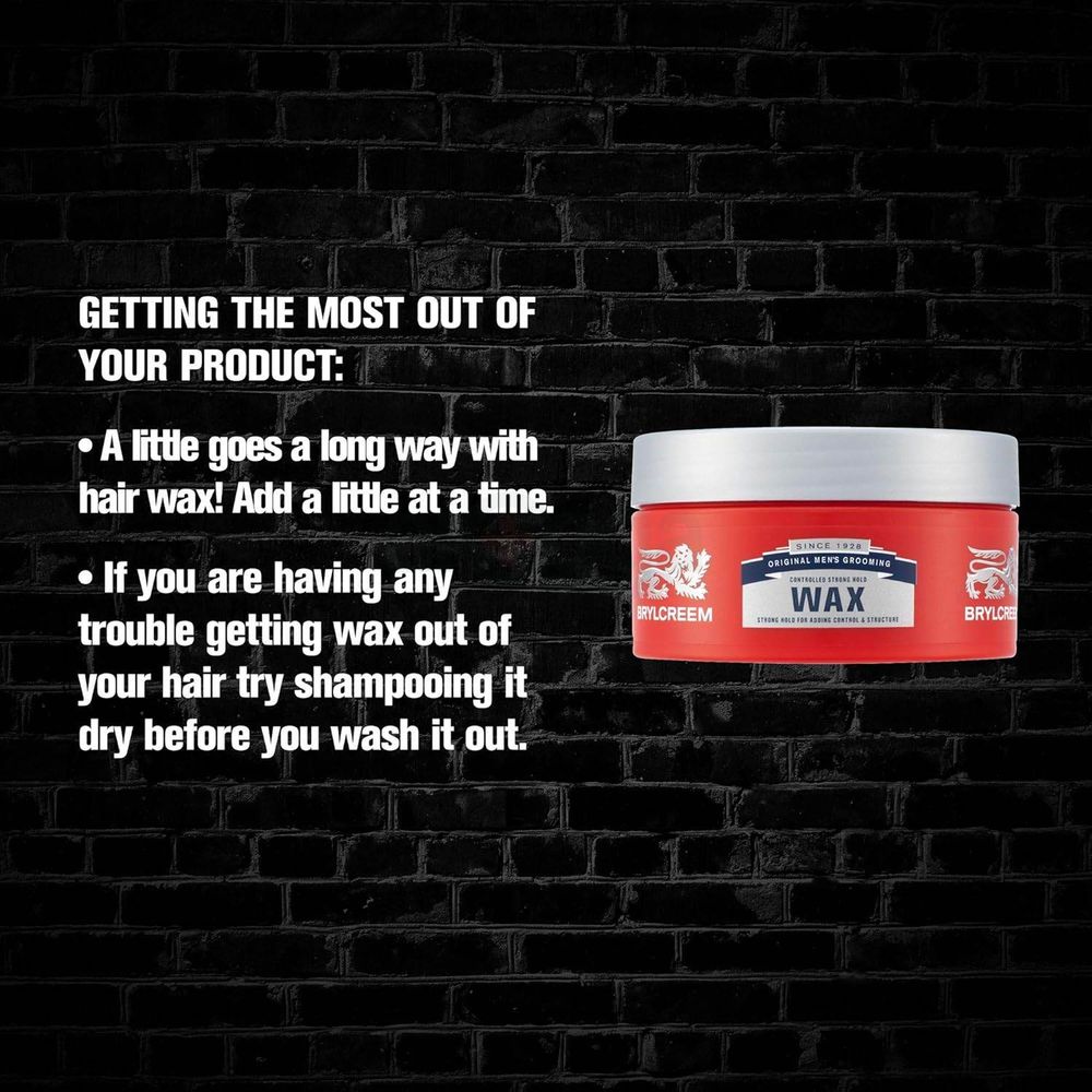 Brylcreem Wax for Controlled Strong Hold  