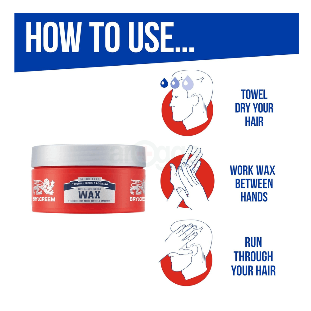 Brylcreem Wax for Controlled Strong Hold  