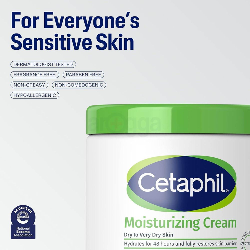 Cetaphil Moisturizing Cream for very Dry to Dry, Sensitive Skin  