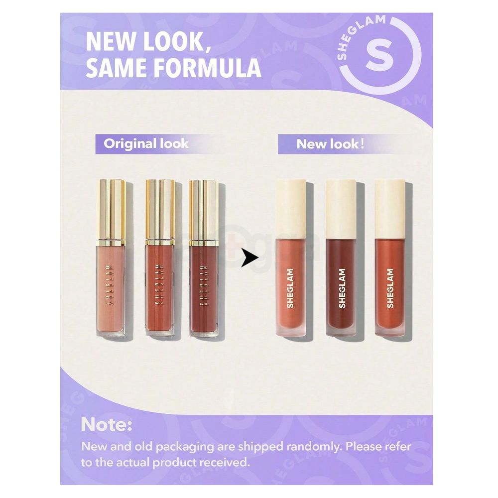 SHEGLAM Matte Allure Mini Liquid Lipstick Set - Feel Real  