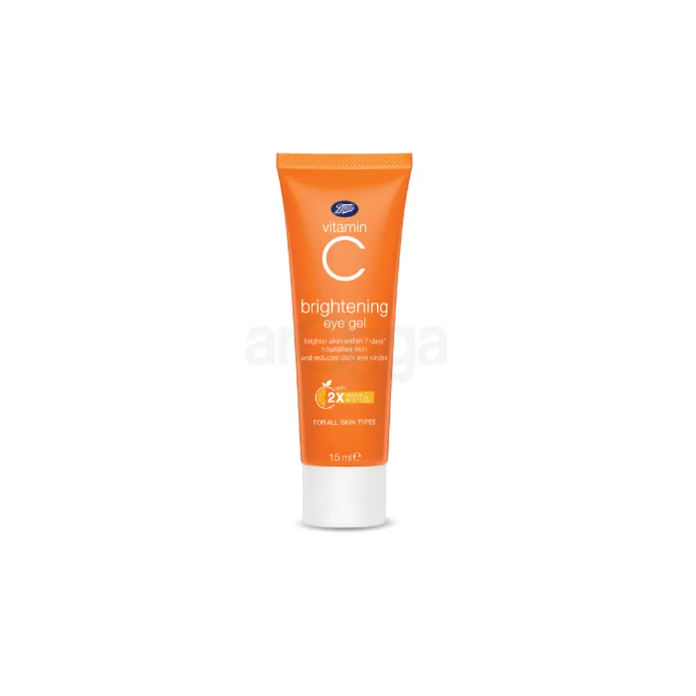 Boots Vitamin C Brightening Day Time Routine Set (Brightening Intensive Serum 30ml, Brightening Eye Gel 15ml & Brightening Moisturising Cream 50ml)  