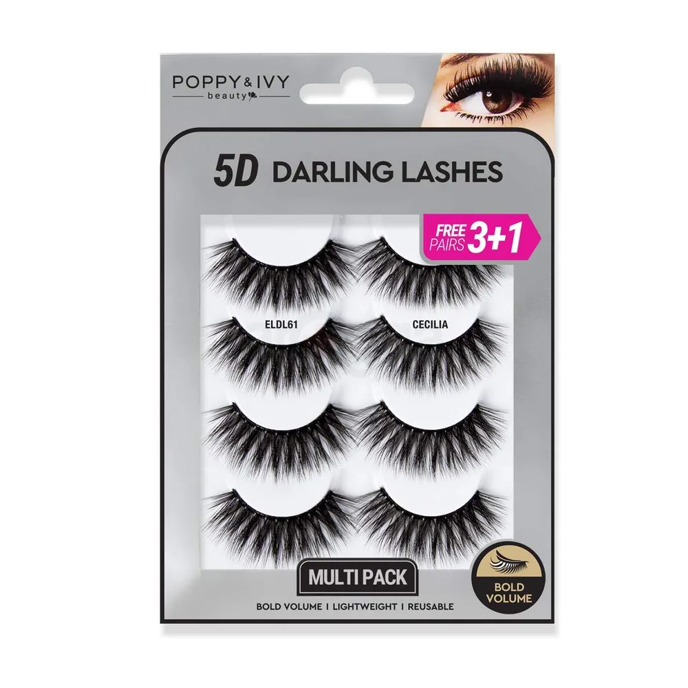 Absolute New York Poppy & Ivy 5D Darling Lashes - CECILIA ELDL61   