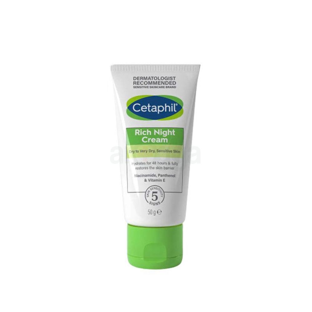 Cetaphil Rich Night Cream for Dry to Very Dry, Sensitive Skin  