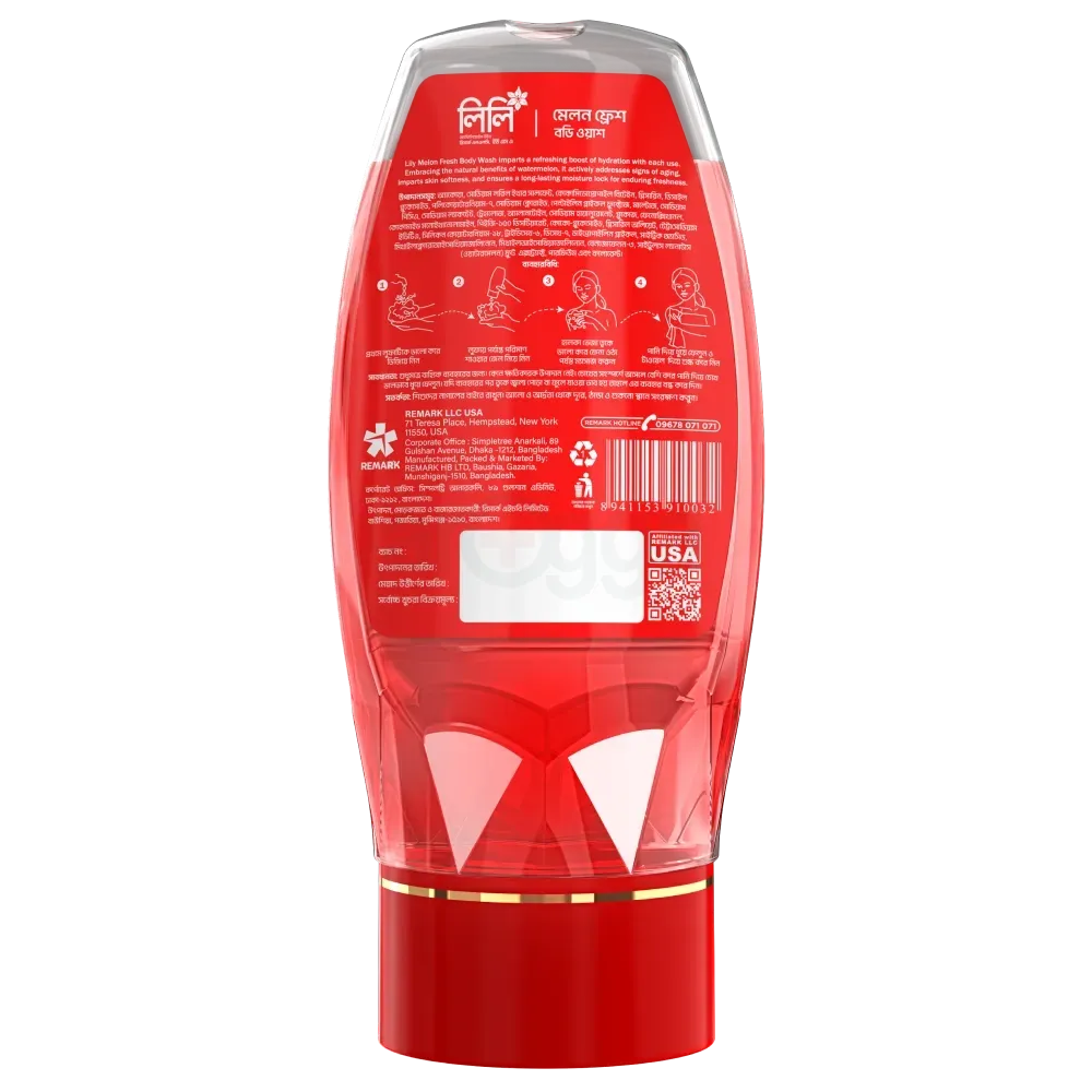 Lily 24hr Melon Fresh Body Wash 250ml  