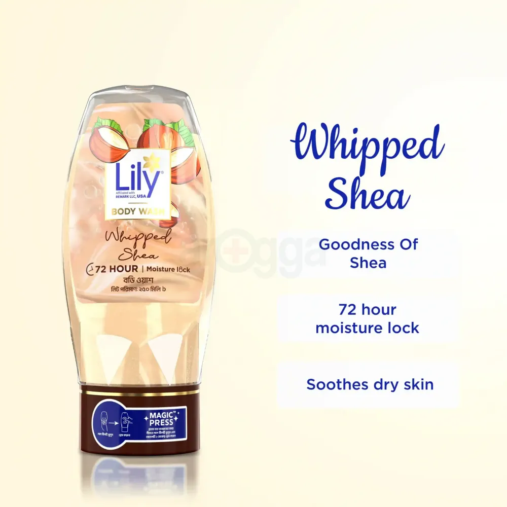 LiLy Whipped Shea Body Wash 250ml  