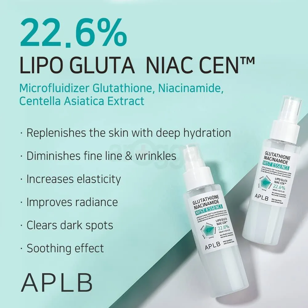 APLB Glutathione 22.6% Niacinamide Mist Essence   