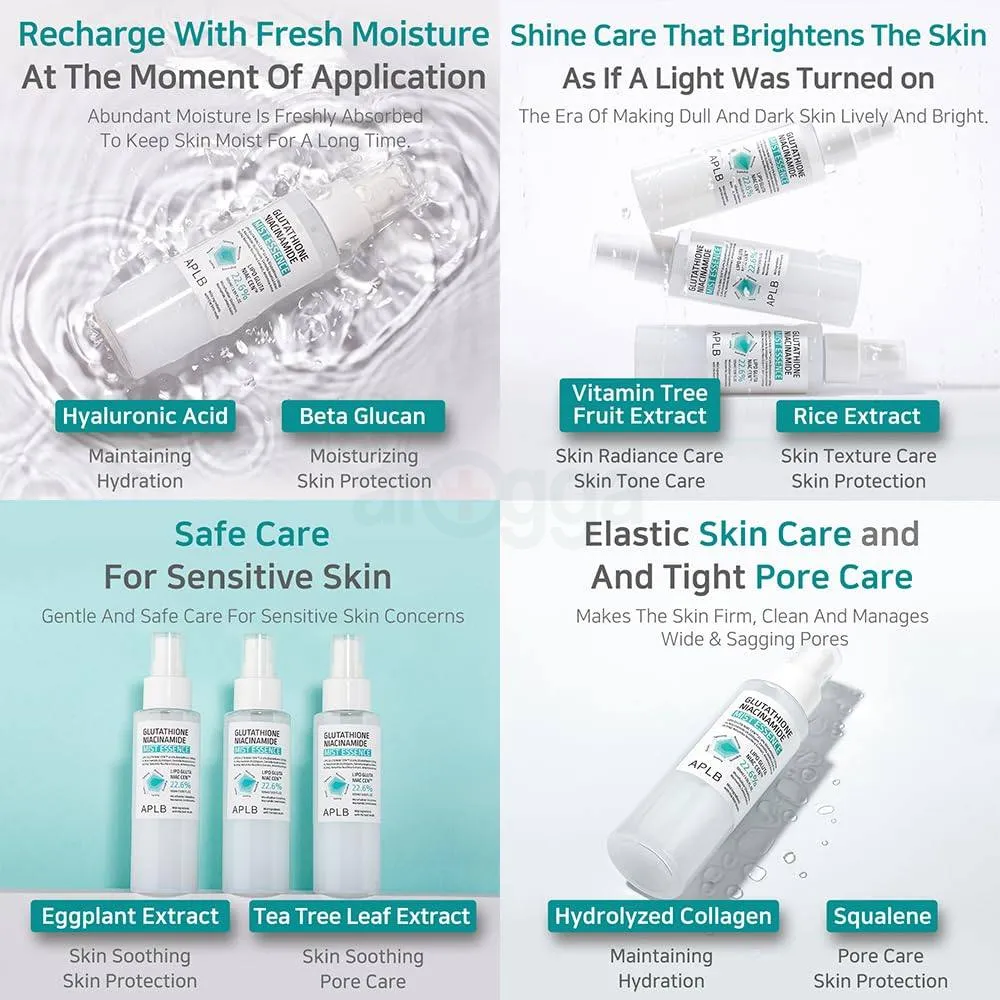 APLB Glutathione 22.6% Niacinamide Mist Essence   