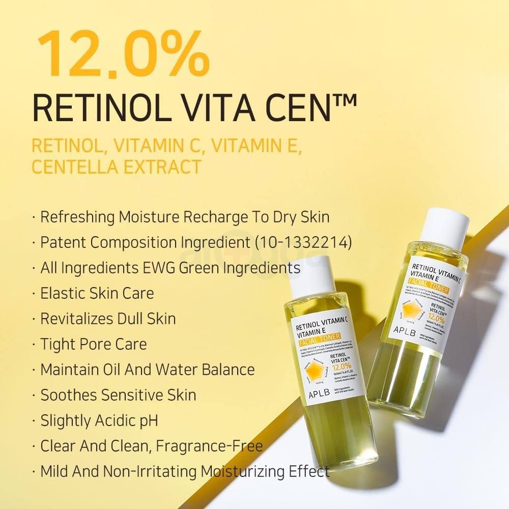 APBL Retinol Vitamin C Vitamin E 12.0% Facial Toner  