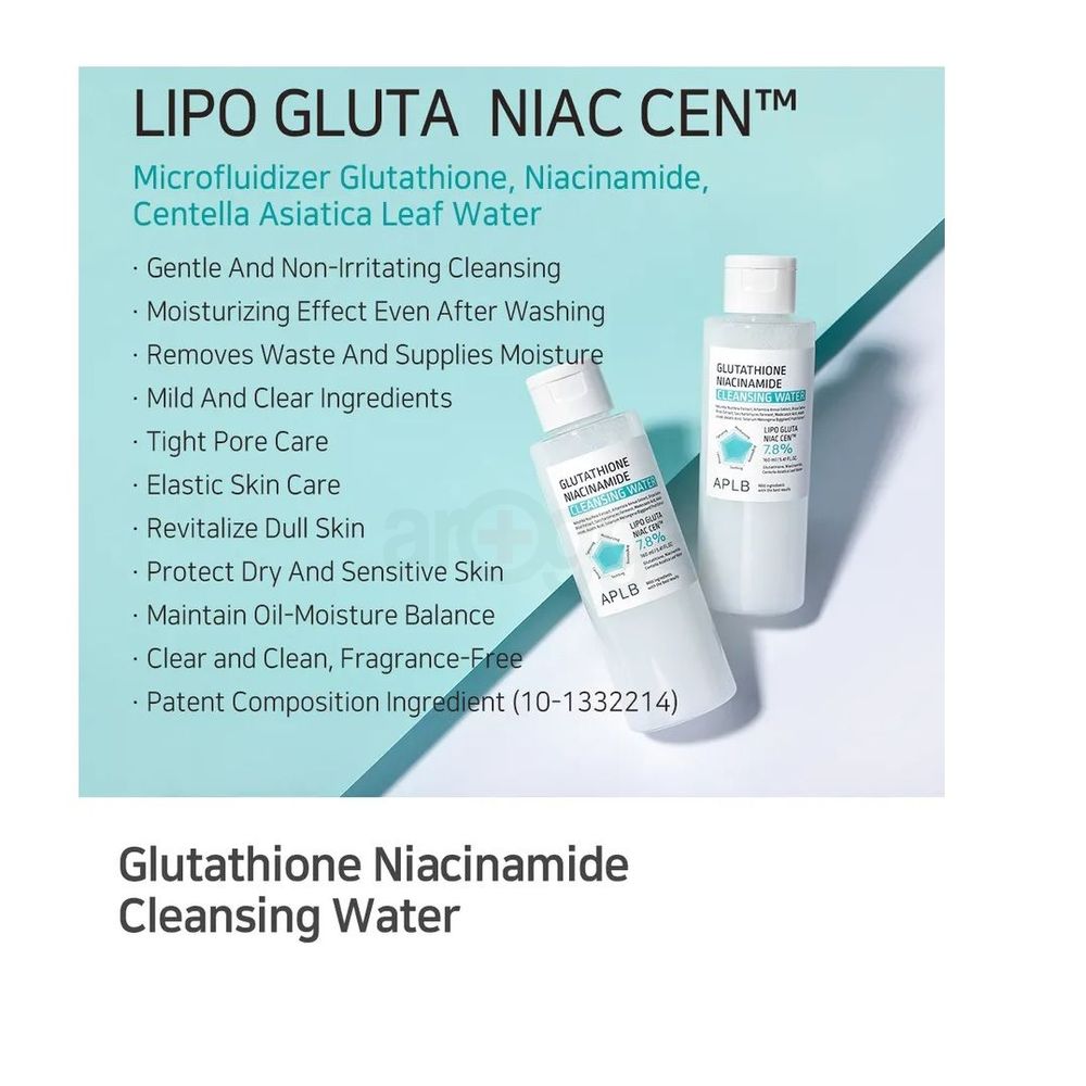 APLB Glutathione 7.8% Niacinamide Cleansing Water  