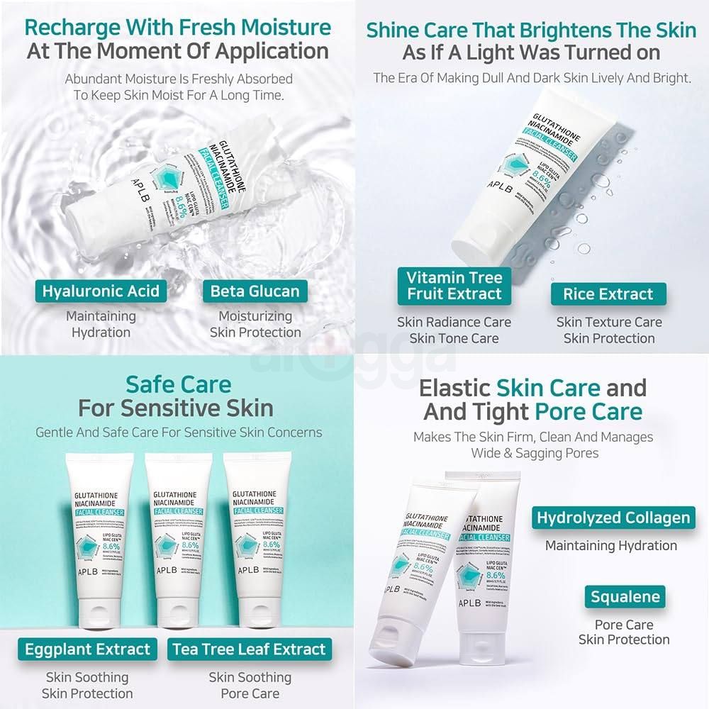 APLB Glutathione Niacinamide 8.6% Facial Cleanser  