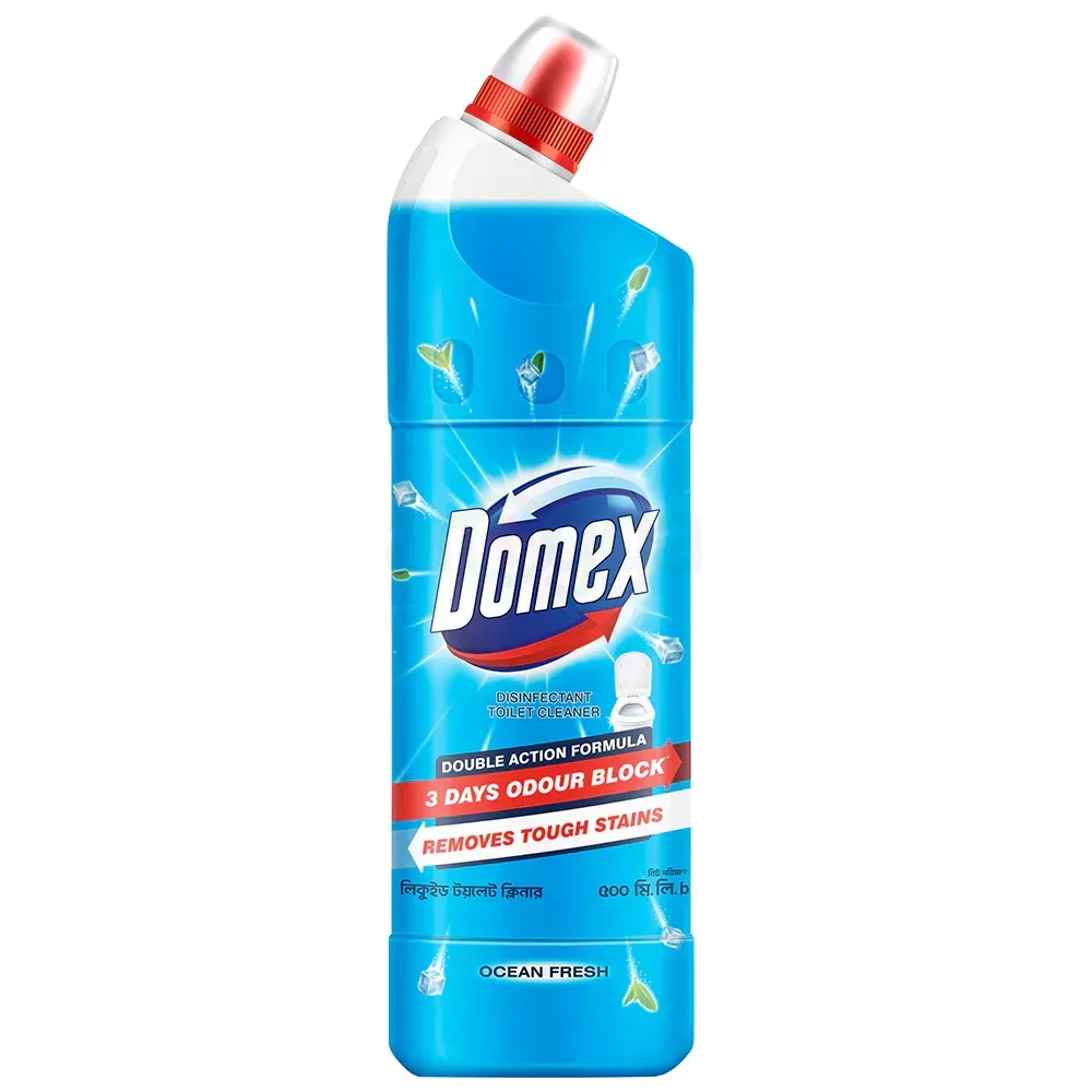 Domex Ocean Toilet Cleaning Liquid 2*500ml with Free Mug  