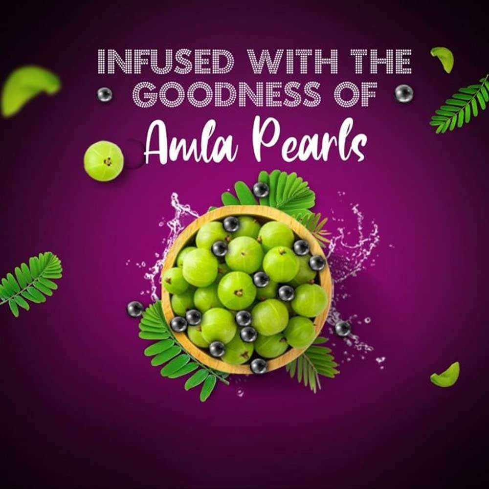 Sunsilk Stunning Black Shine Shampoo with Amla, Pearl, Protein & Vitamin E  