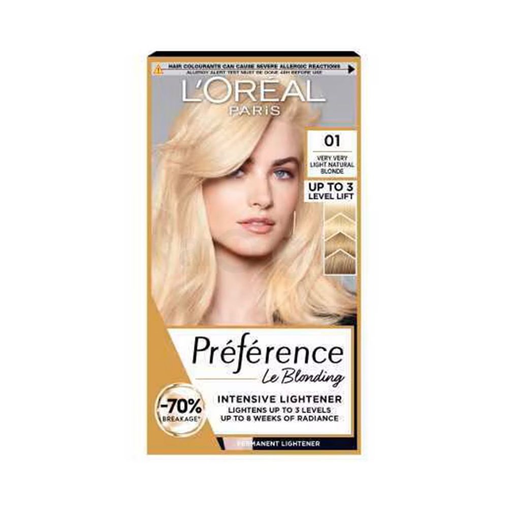 Loreal Paris Preference Hair Color - 01 Very Very Light Natural Blonde  