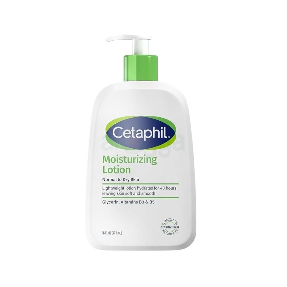 Cetaphil Moisturizing Lotion for Normal to Dry Skin with Glycerin, Vitamins B3 & B5 473ml  