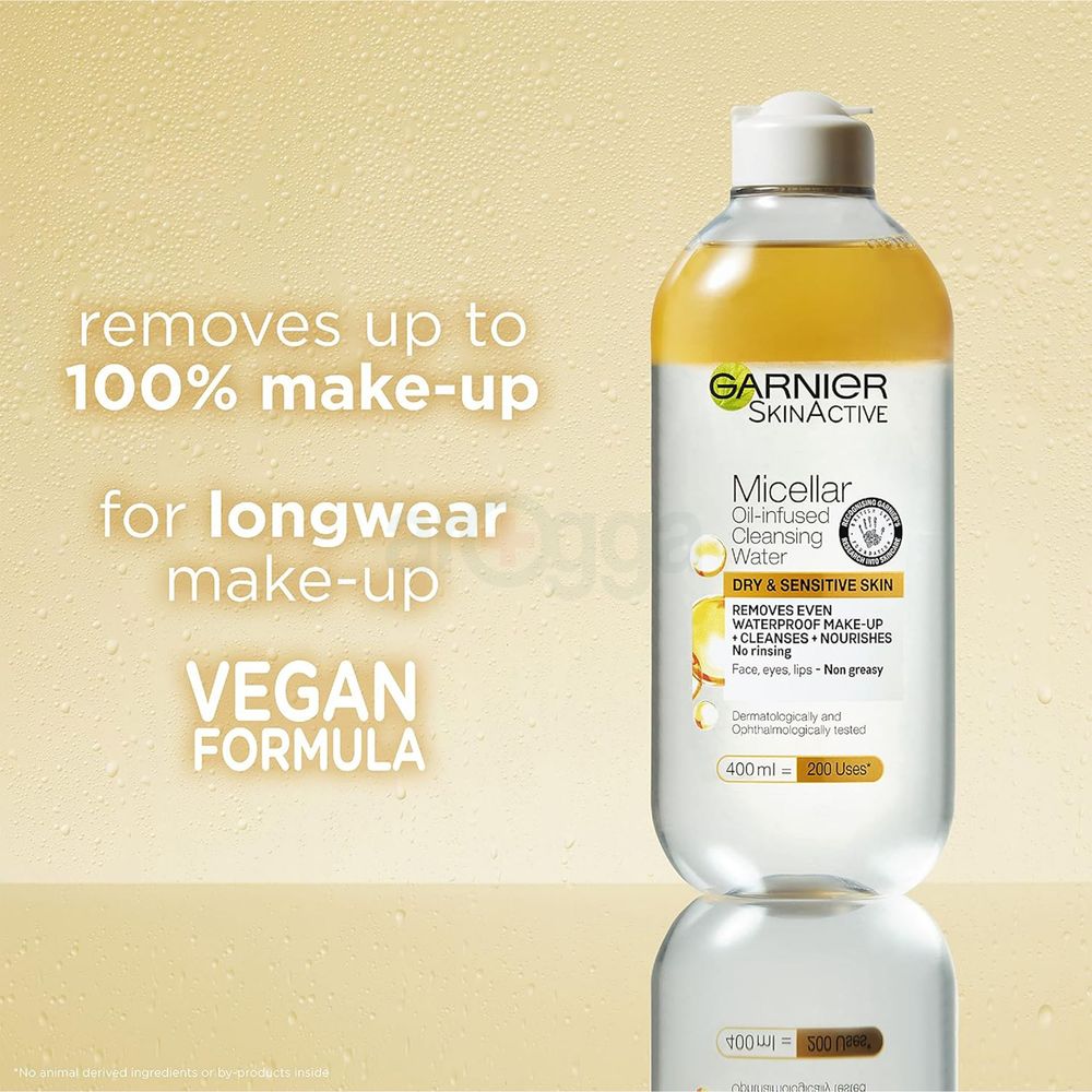 Garnier SkinActive Micellar Oil Infused Cleansing Water for Sensitive Skin   