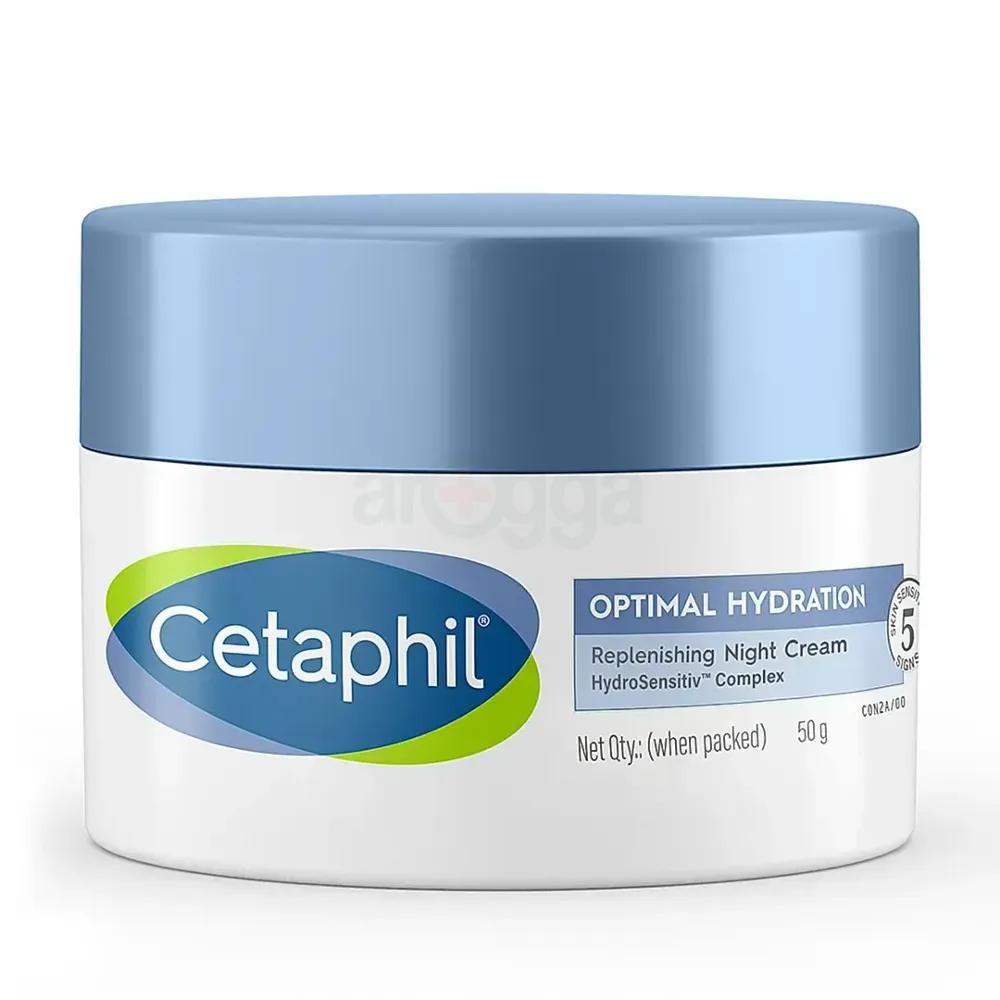Cetaphil Optamil Hydration Replenishing Night Cream for Dry and Dehydrated Skin  