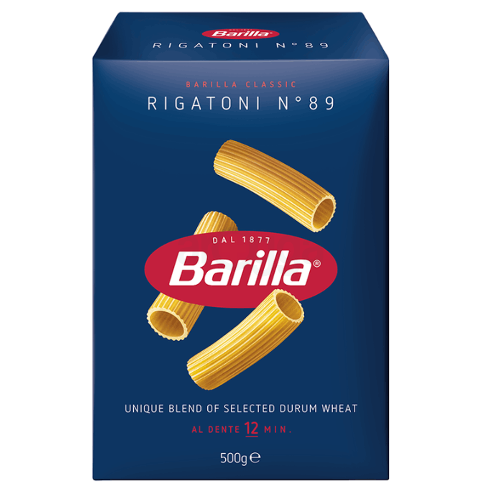 Barilla Rigatoni N.89 Pasta 500g  