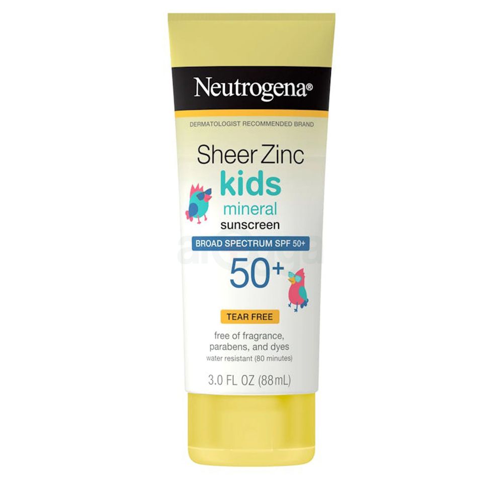 Neutrogena Sheer Zinc Kids Mineral Broad Spectrum SPF 50+ Sunscreen  