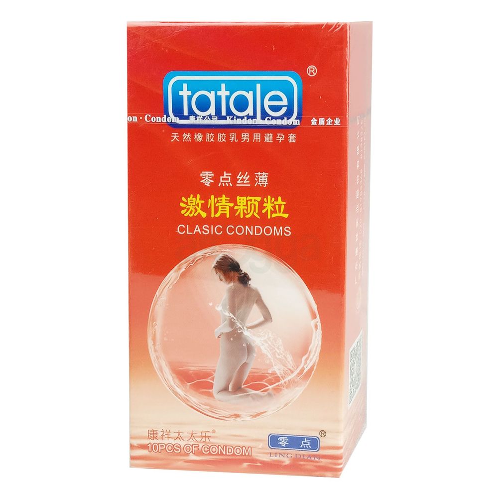 Tatale Classic Condom - Dotted  