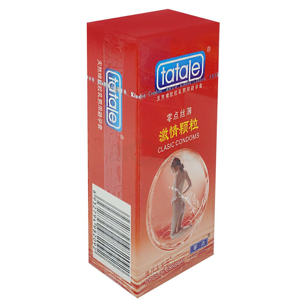 Tatale Classic Condom - Dotted  