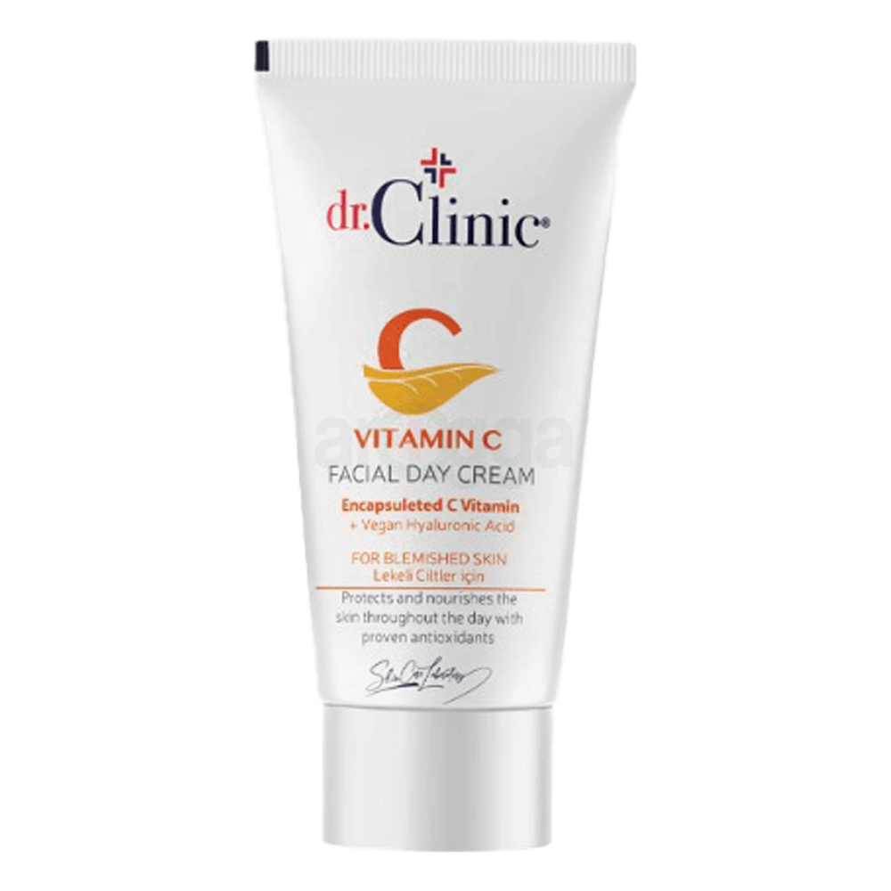 Dr. Clinic Facial Day Cream with Vegan Hyaluronic Acid and Vitamin C for Blemished Skin 50ml  