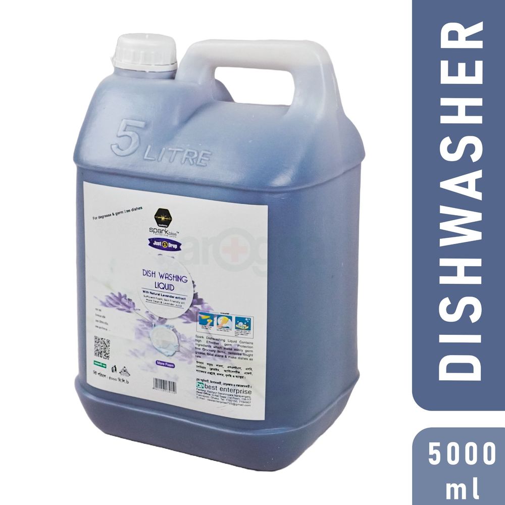 Spark Bliss Liquid Dish Washing Liquid Lavender 5000ml  