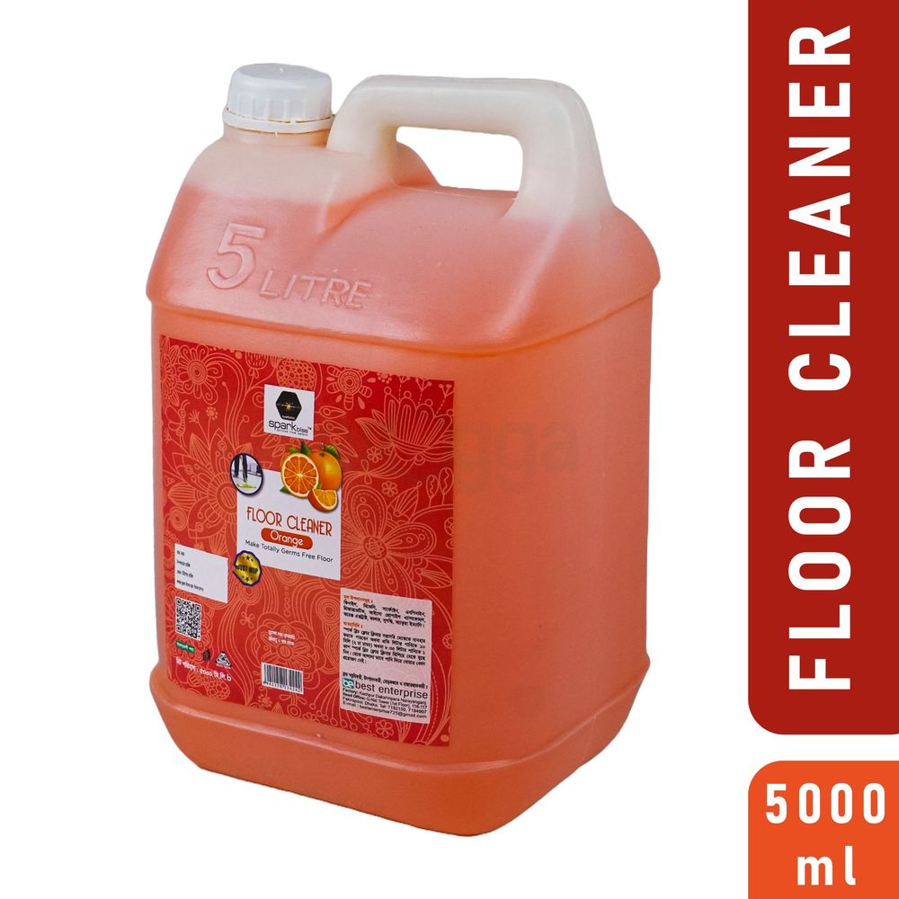 Spark Bliss Liquid Floor Cleaner Orange  5000ml  