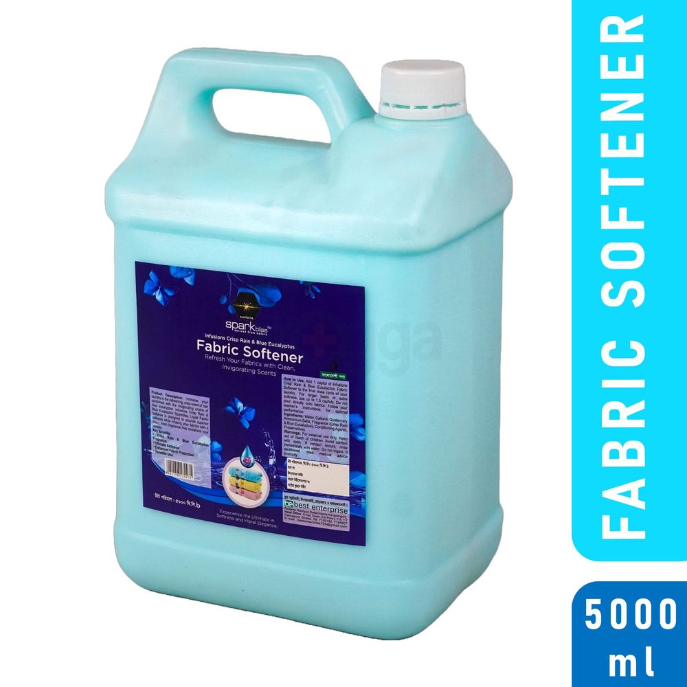 Spark Bliss Liquid Fabric Softener Blue 5000ml  