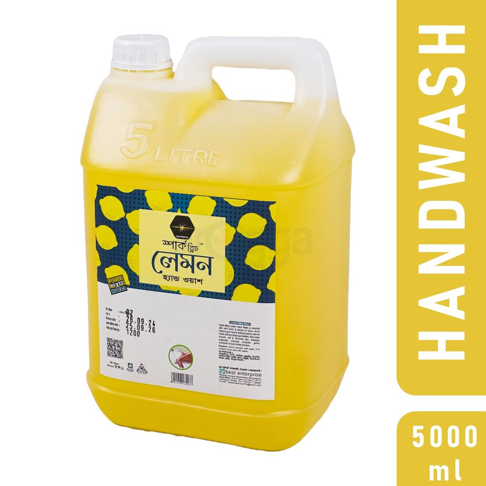 Spark Bliss Hand Wash Lemon Yellow 5000ml  