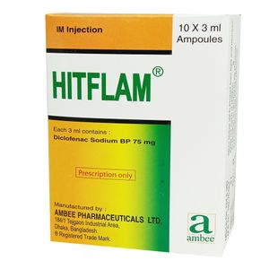 Hitflam IM Injection 75mg/3ml injection