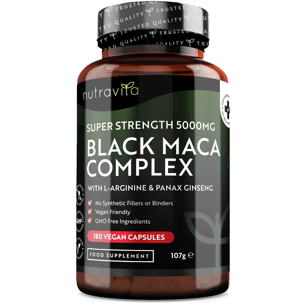 Nutravita Black Maca Root Complex 180 Caps  