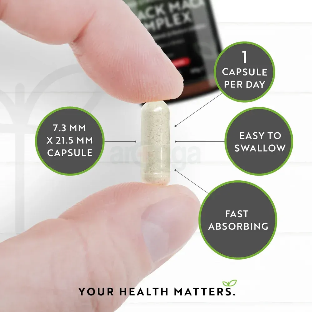 Nutravita Black Maca Root Complex 180 Caps  