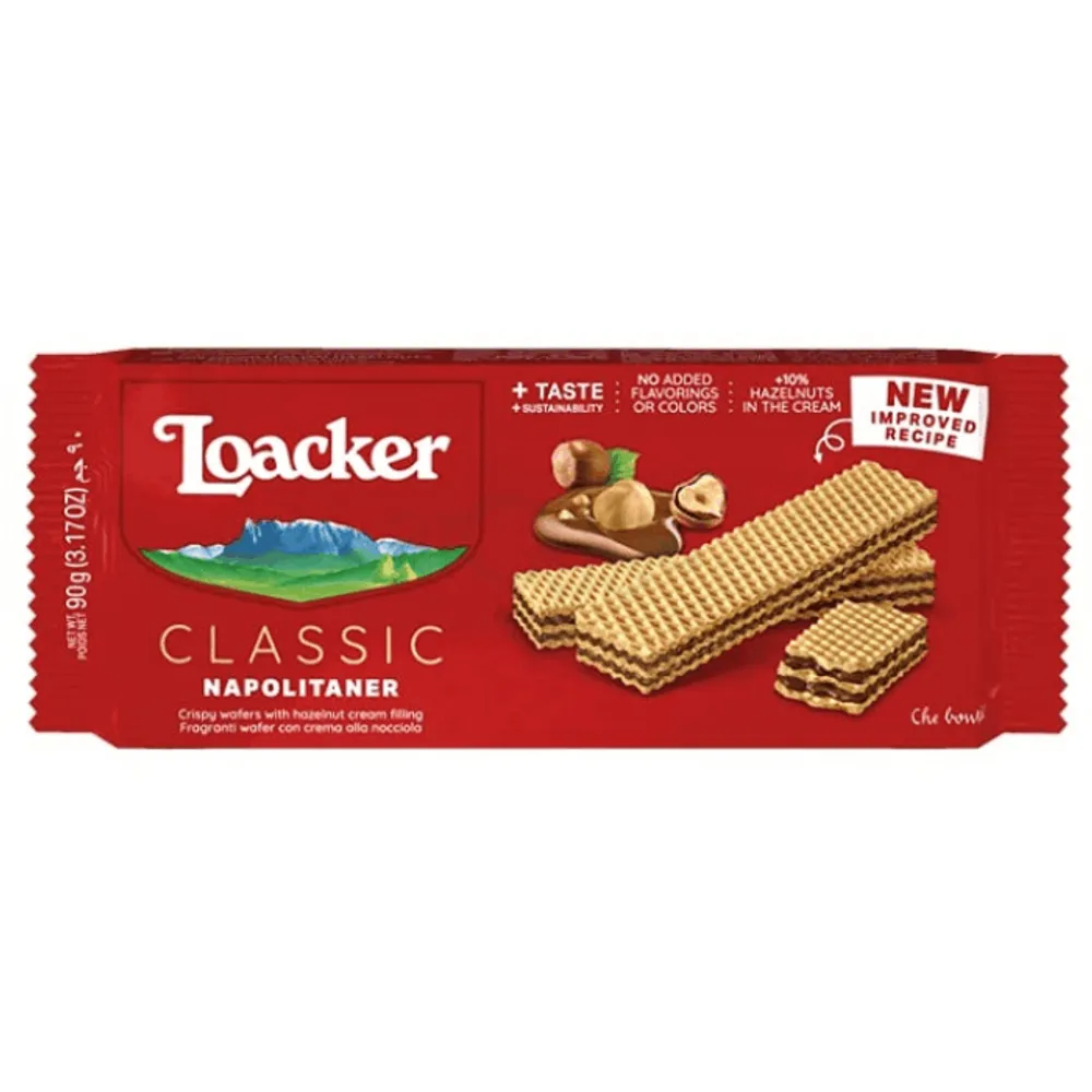 Loacker Classic Napolitaner Wafers 90g  