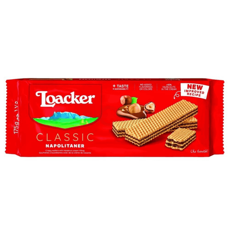 Loacker Classic Napolitaner Crispy Wafers 175Gm  