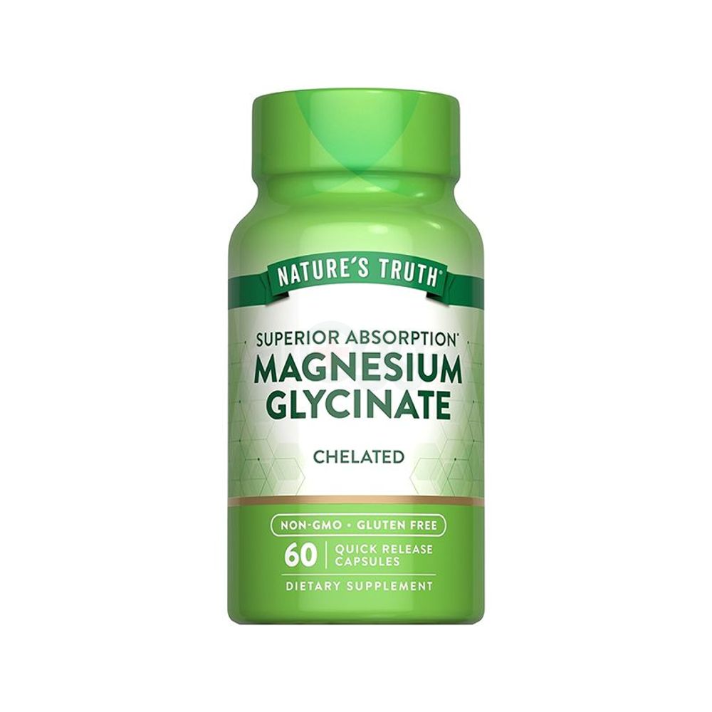 Nature's Truth Magnesium Glycinate, Chelated, 60 Quick Release Capsules  