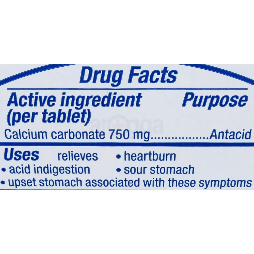 TUMS Antacid Extra Strength Smoothies 250 Chewable Tablets  