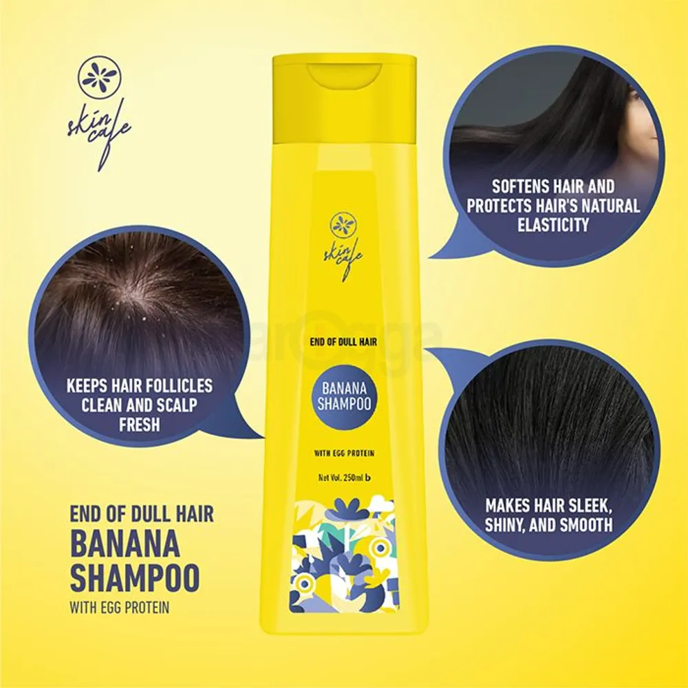 Buy 1 Skin Cafe Banana Shampoo 250ml Get 1 Skin Café Conditioner 120ml Free  