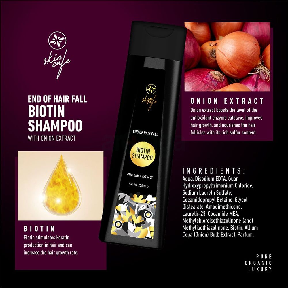 Buy 1 Skin Cafe Biotin Shampoo 250ml Get 1 Skin Cafe Conditioner 120ml Free  