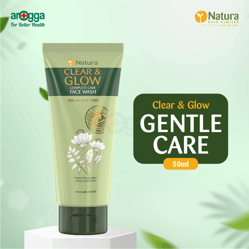 Natura Clear & Glow Face Wash 50ml  
