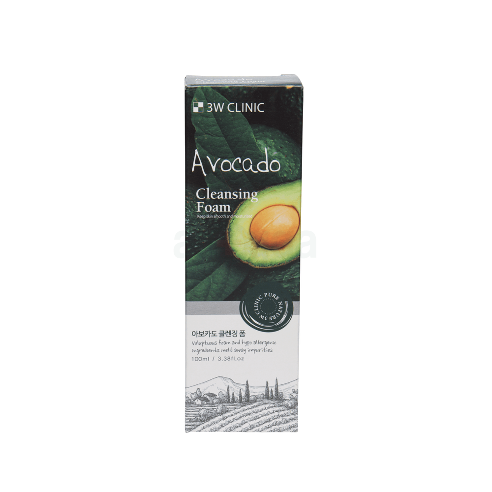 3W Clinic Avocado Cleansing Foam  